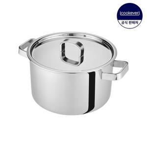[쿡에버] Cook304 프리미엄 인덕션 통5중 스텐 곰솥 냄비 28cm