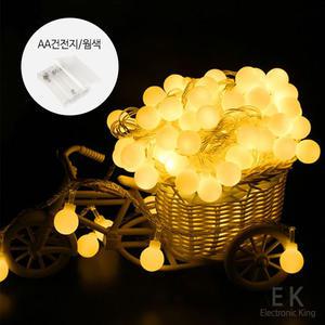 LED 앵두줄전구 파티용전구 방꾸미기 캠핑 감성조명 건전지 USB 방수 알조명 차박 카페 크리스마스 성탄절