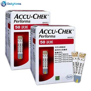 아큐첵 퍼포마 혈당시험지 100매 스트립 검사지 측정D
