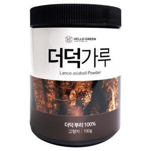 헬로우그린 국내산 더덕 가루 190g(통)