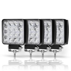 KDsafe 12-24V 슈퍼 LED 방수 차량용 써치라이트 48W