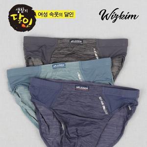 [위즈킴]주니어팬티 삼각브리프 남아 삼각팬티 아동팬티 초등학생팬티 3매입(바빌론531)
