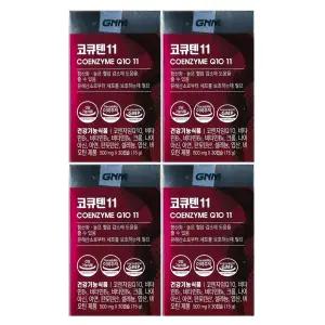 GNM자연의품격 코큐텐11 500mg x 30캡슐 x 4개 / 써클