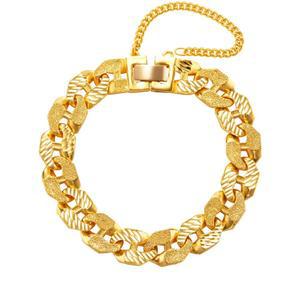 갤러리아 남자 순금 체인 팔찌 컷팅 매듭 24K 37.5g 18K장식