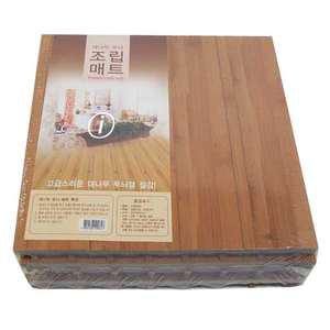 대나무 무늬 조립매트 4PCS 매트 깔판 인테리어 장식 조립식 발코니 베란다