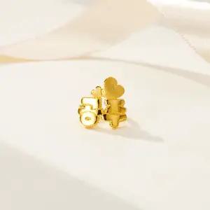 하트공주 순금 돌반지 1.875g