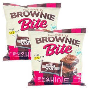 오리온 마켓오 브라우니 바이트 640g x 2개