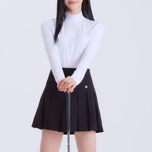 여성 골프 웨어 목폴라 티셔츠 여름 연습 골프복 아이스 쿨 긴팔 이너티