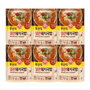 오뚜기 부산식 얼큰돼지국밥 500g 6개