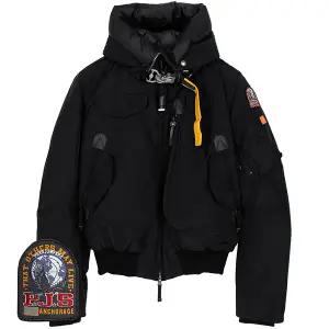 블랙 고비 봄버 후드 덕 다운 자켓 PW JKM A31 0541