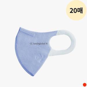시노텍스 라이트 새부리형 마스크 오션블루 대형 20매