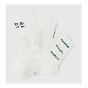 [엄브로](강남점) 남녀공용 변형로고 3PACK 크루 삭스 UQ123CSC10SCW
