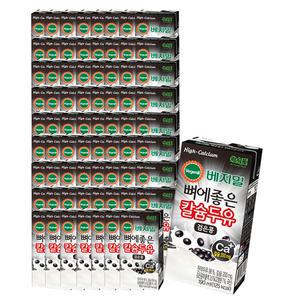 베지밀 뼈에좋은 칼슘 두유 검은콩 190ml 72팩