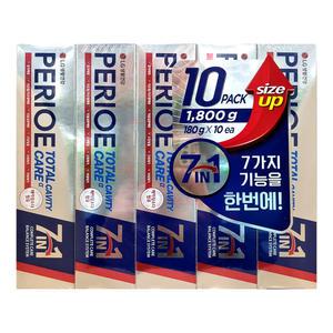 페리오 토탈케어 7in1 180g 10개입