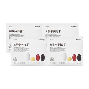 덴프스 NEW 트루바이타민I 멀티비타민 앤 루테인 1690mg x 30포 x 4박스