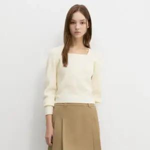 [롯데백화점]시스티나 [25 S/S] 울혼방 스퀘어넥 니트 ASKPOP11050