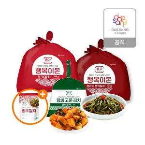 [쇼라 한정구성] 종가 포기김치10kg + 맘씨고운(총각/열무)3kg + (증)열무김치400g