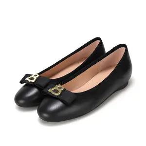 [롯데백화점]BARBARA 바바라 리본플랫 BZG506 BK