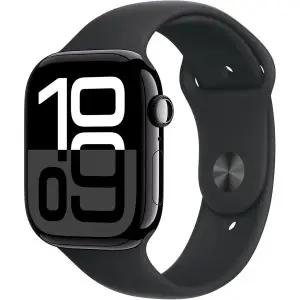 [관부가세포함] 애플 Watch Series 10 [GPS 46mm 케이스] 스마트워치 (젯 블랙 알루미늄