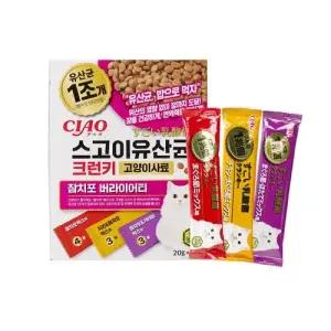 이나바 챠오 스고이 유산균 크런키 고양이 사료 200g