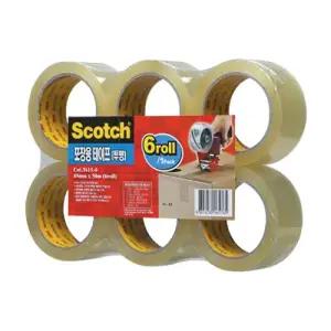 3M 포장용테이프 3615-6 투명 48MMX50M 6개입 1개