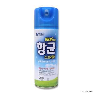 리빙굿 향균 스프레이 220ml -H/세균제거/에탄올/소독