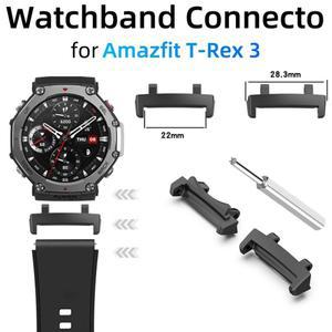 호환품 Huami Amazfit T-Rex 3 용 실리콘 밴드 t 시계 스마트 스포츠 통기성 손목 팔찌 Correa