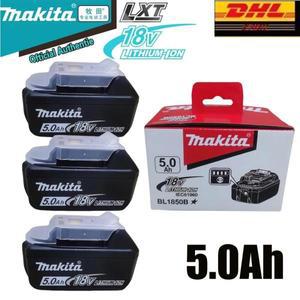 기존 Makita 18V 5.0Ah 전동 공구 배터리, 충전기, 고속 충전, Makita BL1830 BL1840 배터리, 매우 긴 배터