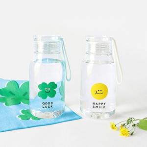 에코젠 스마일 스트랩 투명 보틀 300ml