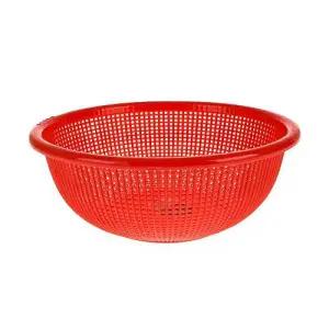 (26cm)(색상랜덤) 뱅뱅이 바구니/소쿠리/플라스틱/다용도/야채/채반/원형/메쉬/농사용/프라스틱/깨소쿠리