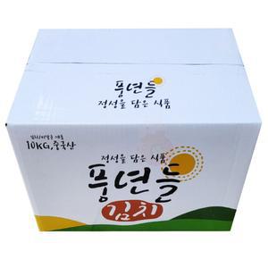 풍년들 김치 10kg 포기배추 맛김치 종이박스
