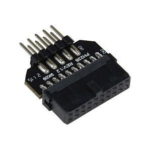 고품질 COMS USB 2.0 9핀 to USB 3.0 19핀 메인보드 변환젠더 (WFGT66Z)