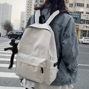 남자 여자 대학생 가벼운 책가방 베이직 디자인 백팩 캐주얼백팩 여행용백팩 여자대학생백팩