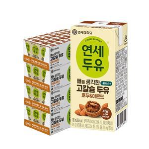 연세 뼈를 생각한 고칼슘 두유_호두아몬드 저당 플러스 190ml 96팩