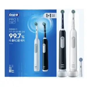 오랄비 전동 칫솔 Pro 1 Dual Pack