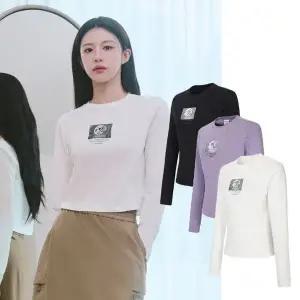 갤러리아 디스커버리 여성 그래픽 긴팔티 DWRL41054