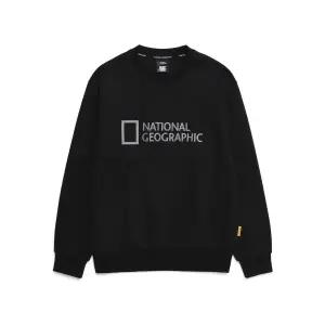 매장정품 NATIONALGEOGRAPHIC N251USW911 폴하스 빅로고 베이직핏 맨투맨 CARBON BLACK N251USW911198 1363