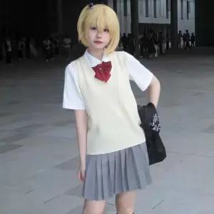 하이큐 야치 히토카 교복 코스프레 JK 스타일 제복 가발 포함 풀세트 코스튬