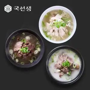 [국선생] 한우설렁탕/맑은곰탕/닭곰탕 인기탕 3종 700g x 3팩 / 6팩