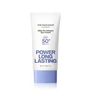 더페이스샵 파워 롱래스팅 실키 핏 콜라겐 선 크림 50ml