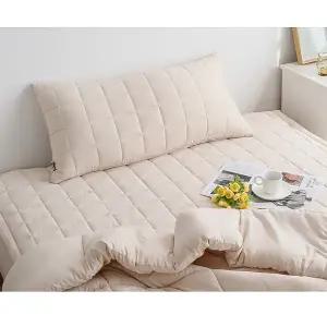 침대 헤드 쿠션 150x50cm 등받이 누빔 헤드쿠션 침대쿠션