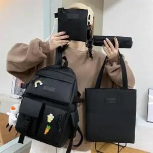 여고생가방 학생 에코백 필통 가방 백팩 4종세트