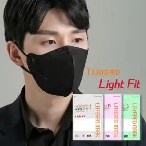 T레이어드 라이트핏 KF94 새부리형 마스크 100매(5매입X20팩)