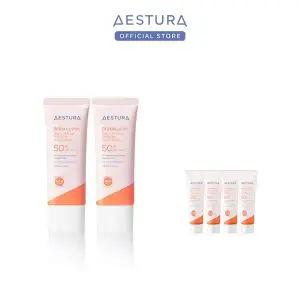 [본사직영]에스트라 더마UV365 레드진정 톤업 선크림 40ml 2개 + 선크림10ml 4개