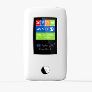 300M 무선 라우터 4G ESIM/SIM 휴대용 WiFi LTE 모바일 Wifi 핫스팟 지원 6000mAh 보조베터리 RJ45 이더넷