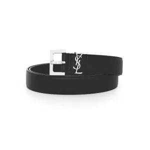 SAINT LAURENT] 634440 DTI0E 1000 은장 벨트