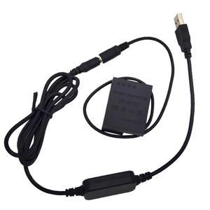 5V USB 커넥터 + NP-W126 더미 배터리 CP W126 DC 커플러 Fujifilm XT3 XT2 XT1 X-T200 X-Pro2 X-S10 X-E X