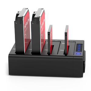 ORICO 4 Bay 외장 하드 드라이브 도킹 스테이션 USB 3.0에서 SATA I/II/III로 2.5인치/3.5인치 클론 기능 기울기 설계 지원 UASP [4 x 20TB]-6648US3