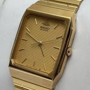 Seiko 세이코 [세금포함] [정품] NOS Neo 빈티지 시계 Men 골드 Tone Tank 5P31-5C30 26mm 쿼츠 갤럭시 패