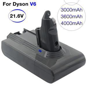 호환다이슨 배터리 교체용 리튬 이온 진공 청소기 및 3.0 Ah 3.6Ah, V6 DC61 DC58 DC74, 21.6V 4000mAh